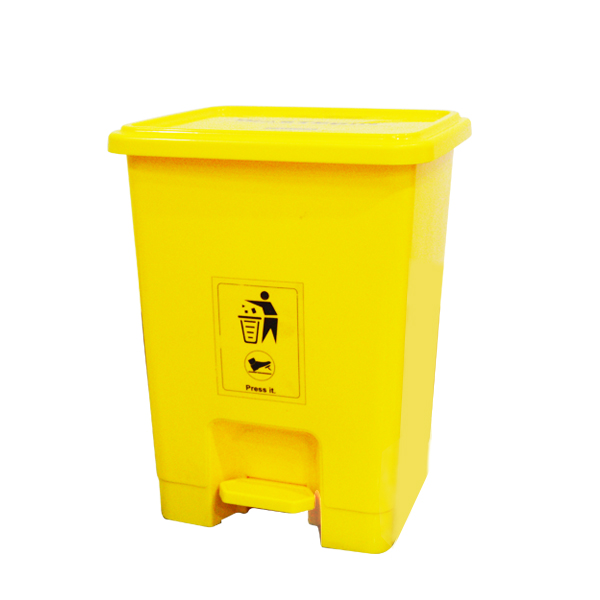 12 Ltr Dustbin with Paddle